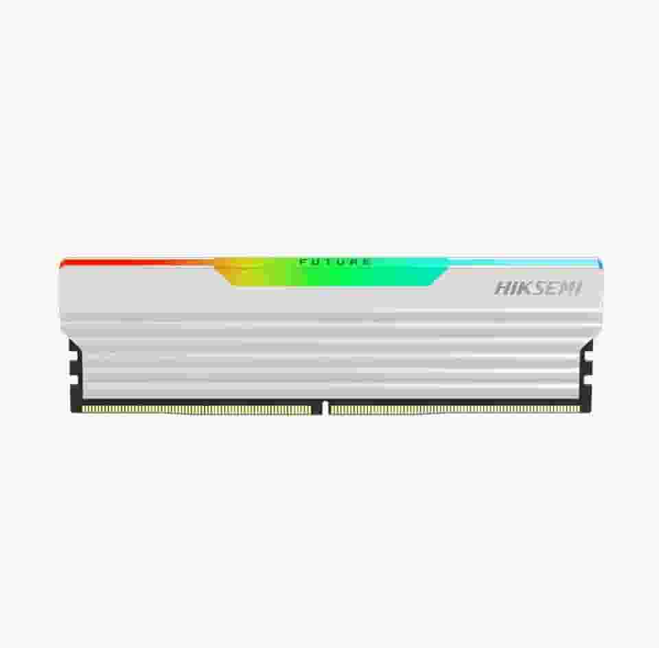 Memória RAM DDR4 Hiksemi Future RGB Branco 3200MT/s CL18 16GB HSC416U32F4 16G
