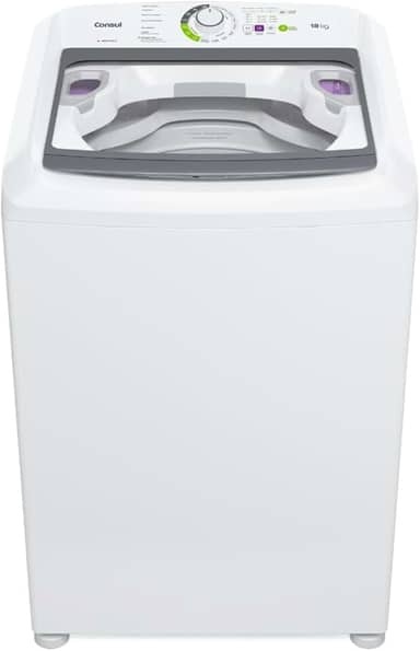 Máquina de Lavar Consul 18Kg Branca com Lavagem Econômica e Ciclo Edredom - CWK18AB