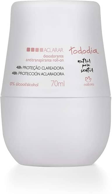 Linha Todo Dia (Aclarar) Natura - Desodorante Antitranspirante Roll-on 70 Ml - (Natura Every Day (Whitening) Collection - Antiperspirant Roll-on Deodorant 2.36 Fl Oz)