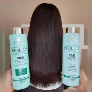 Kit Progressiva Organica Sem Formol Bioliso 2x1000ml Selagem Orgânica Blond Bio Liso Espelhado - Liso Absoluto e Reconstrução Profunda