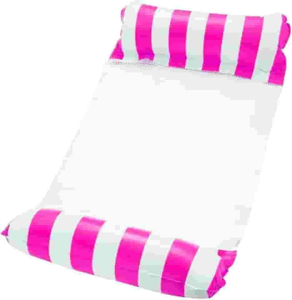 Boia Piscina Cama Flutuante Rede Deitado Reclinável Inflável