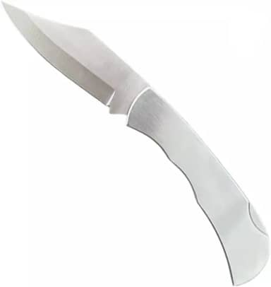 Canivete Aço Inox Tipo Zebu Americano Com Presilha Trava De Segurança Dobravel clip bolso cinto