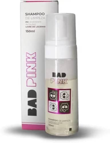 Espuma Shampoo de Limpeza Bad Pink 150ml Para Extensão E Alongamento de Cílios