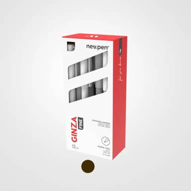 Ginza Fine.4, Chocolate Own, 12 Unidades, Newpen