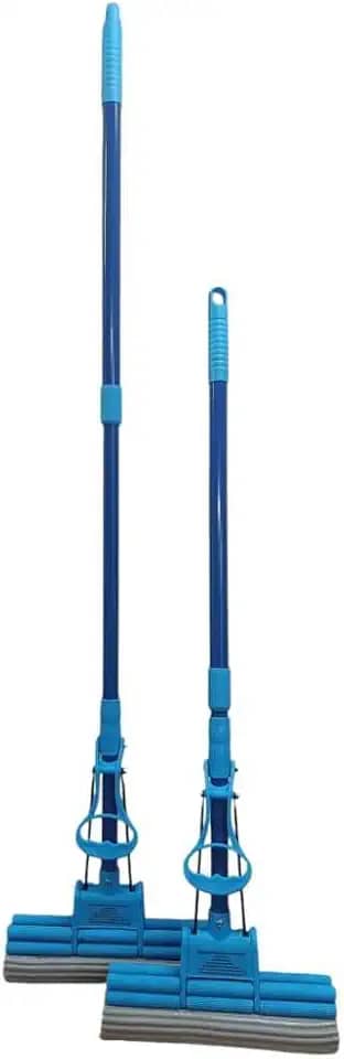 Rodo Mágico Flex Compacto Telescópico Esponja PVA 27 cm Cinza