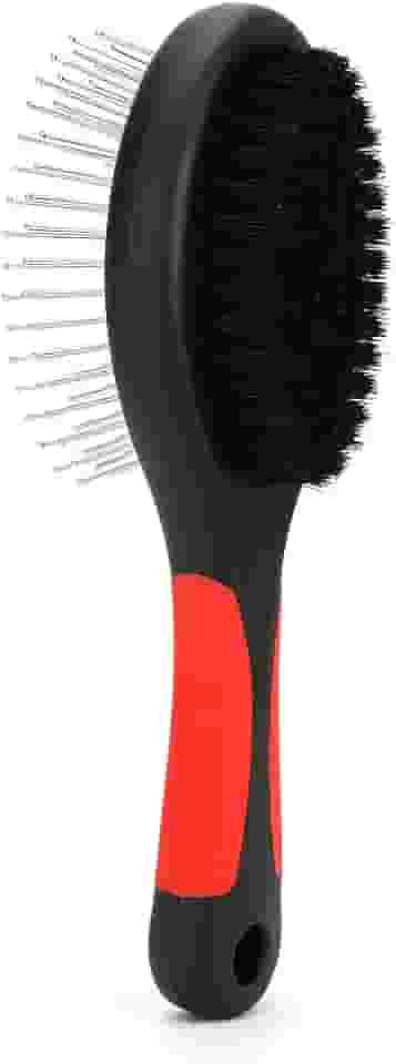 Escova Dupla Face para Cães e Gatos | Desembaraça, Remove Nós e Pelos Soltos | Conforto & Bem-Estar Animal | Ideal Cães e Gatos Todas as Raças