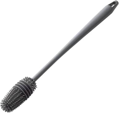Escova de Limpeza em Silicone com Cabo Longo Anatômico – Para Garrafas, Mamadeiras, Copos, Potes e Taças