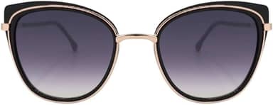 Óculos de Sol Modelo Jade Tipo Gatinho Estilo Vintage Retrô Clássico Blogueira UV400 Feminino Preto, Marrom e Rose Rosa - Cacife Brand