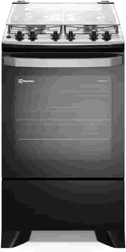 Fogão Electrolux 4 Bocas Experience com VaporBake Preto FE4TP