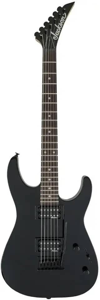 Jackson JS Series Dinky JS11 - Preto com escala de amaranto