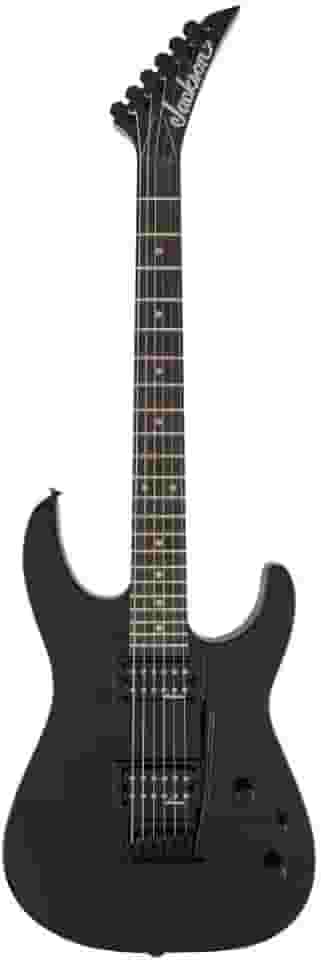 Jackson JS Series Dinky JS11 - Preto com escala de amaranto