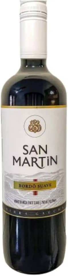 Vinho Tinto Bordo de Mesa Suave Serra Gaucha Aroma Frutas Maduras Tanino Macio e Levemente Adocicado 750 ml