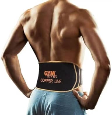 Cinta Lombar Ajustável com Fibra de Cobre, Suporte para Coluna, Compressão para Alívio de Dores nas Costas