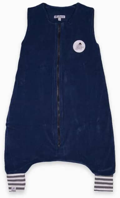 Saco de dormir infantil com pé Plush Marinho, Lefante, Azul Marinho, 1