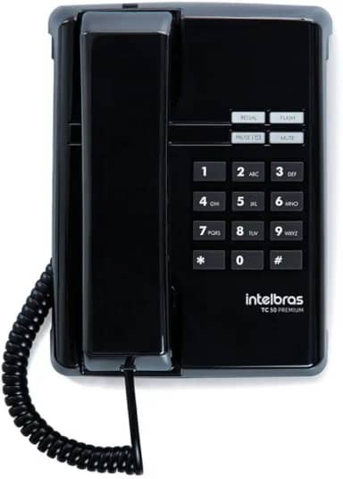 Telefone TC 50 Premium Preto Intelbras