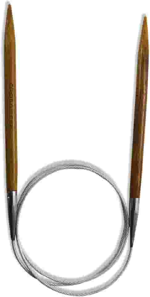Agulha Circular de Tricô Bambu Círculo - 80cm - 5mm