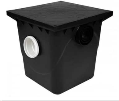 Caixa Gordura Metasul C/cesto 40 X41 X 41cm Preto