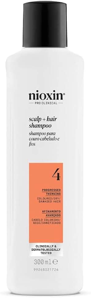Shampoo para Cabelo Colorido, Seco, Danificado com Afinamento Avançado - Sistema 4 Shampoo - 300ml