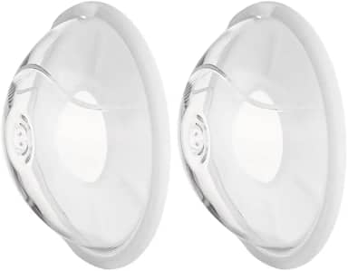 2 pçs Coletor de leite materno wearable protetor de leite para amamentação coletor manual de leite materno concha de silicone coletor de leite para coletar vazamento de leite materno