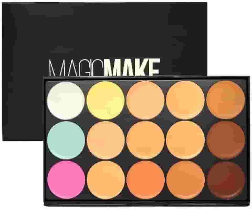 Paleta De Base Corretivo 15 Cores Maquiagem Profissional