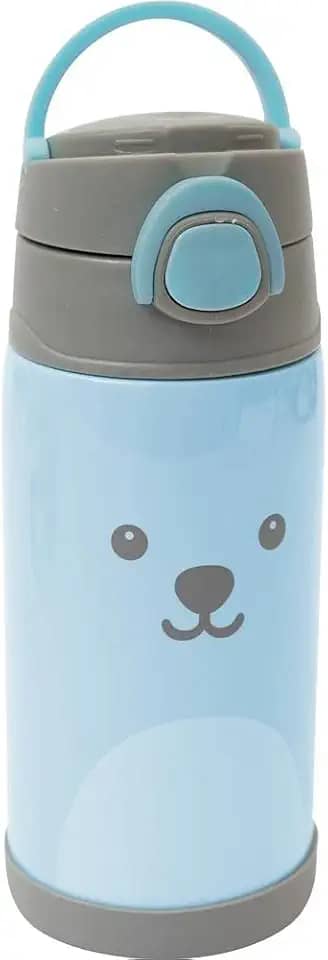 Buba Buba Garrafa Termica Parede Dupla 400 Ml Gumy - Azul Azul Tamanho Único Hora Da Papinha