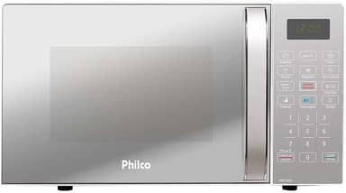 Micro-ondas Philco 20 Litros Limpa Fácil Espelhado Branco PMO23EB - 220V