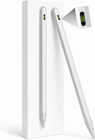 Caneta Touch Screen Stylus Compativel Com Display Android Tablet Notebooks - Recarregavel Carregamento Rapido Capacitiva Ponta Fina Com Alta Precisão Inclinação Sensibilidade Digital Universal