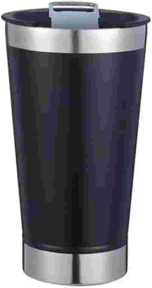 Copo Térmico Personalizado Logo do Seu Time + Seu Nome | Presente Criativo Futebol | Inox Durável (Preto)