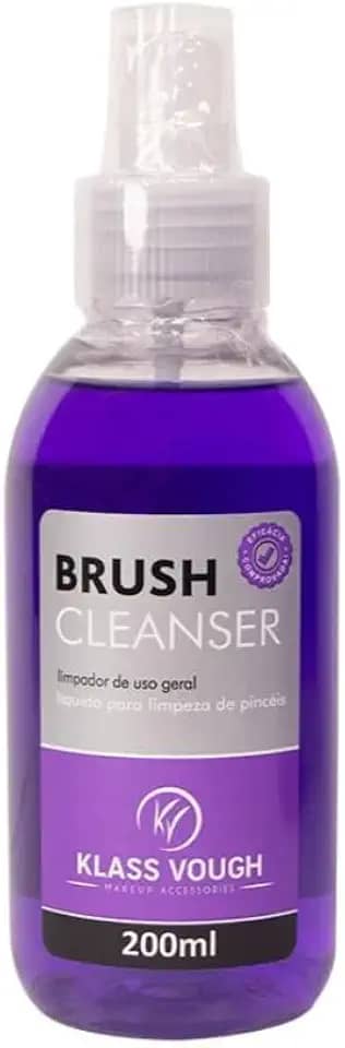 Klass Vough- Limpador de Pincéis de Maquiagem Profissional Brush Clean (200ml c/Borrifador)
