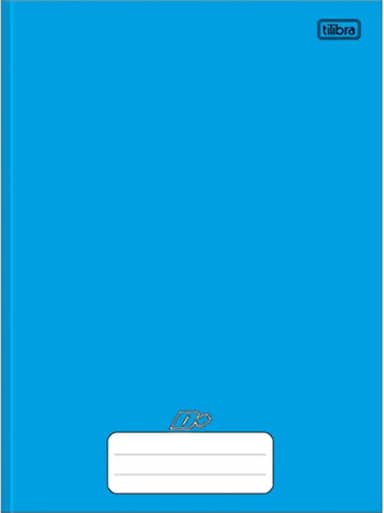 Tilibra Universitário D+ - Caderno Brochura Capa Dura, 200x275mm, 48 Folhas, Azul