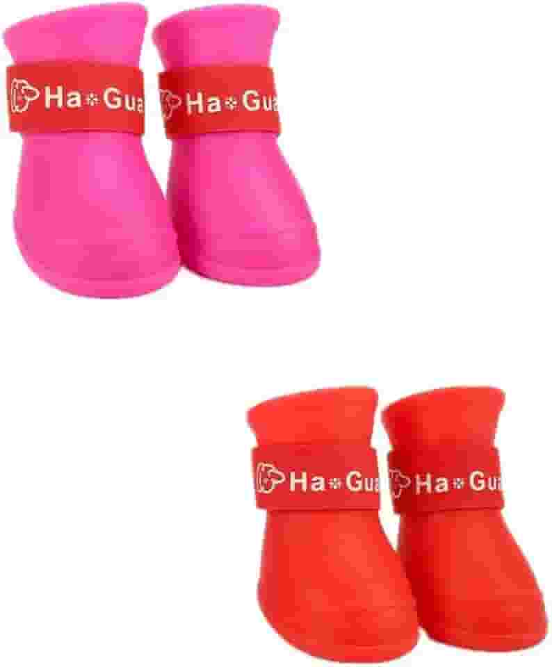 Sapato Botinha De Silicone Para Cachorro Antiderrapante Protetor De Patas (Femea, P)