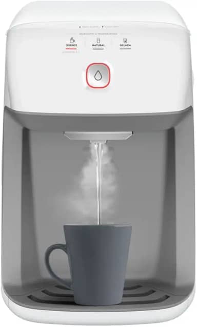 Purificador de Água Quente, Natural e Gelada com Compressor Branco(PH41B) 127V