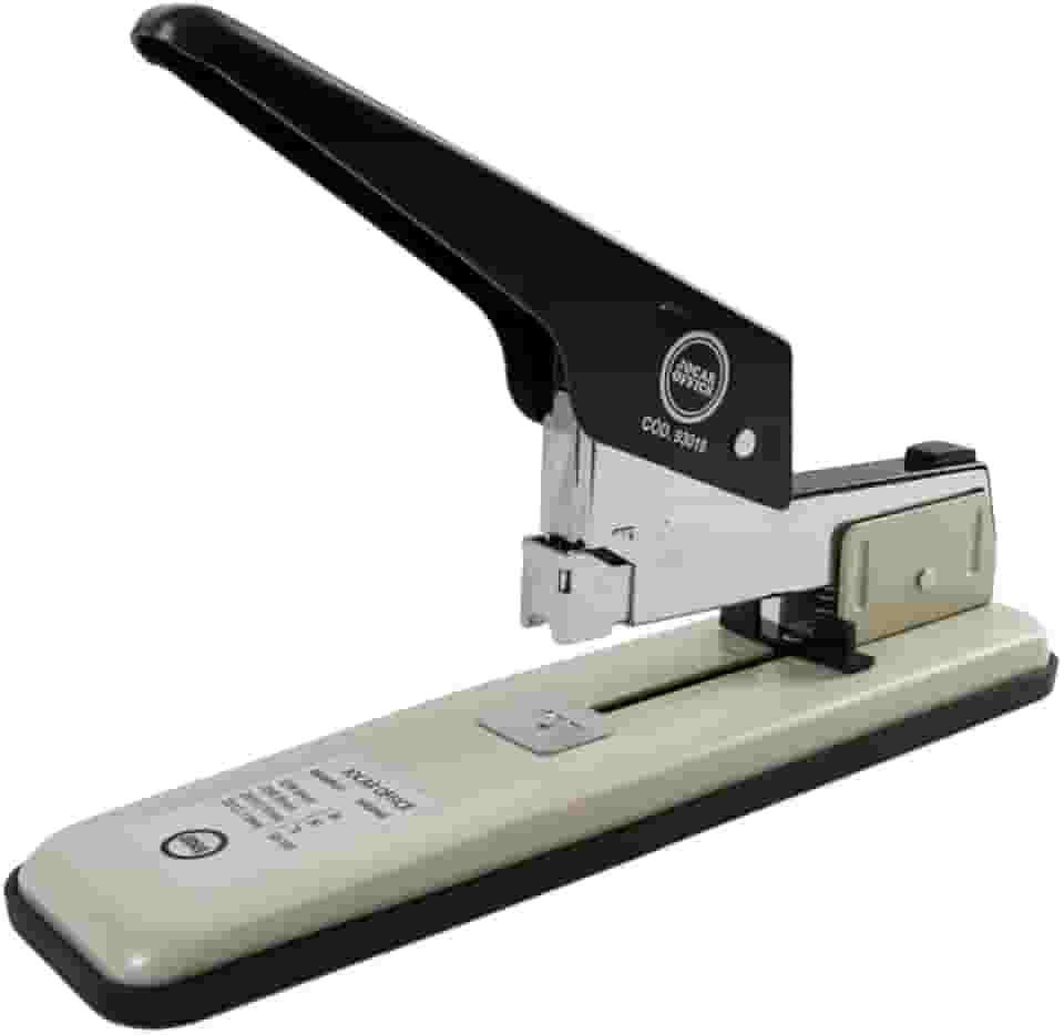 Grampeador Metal Master para 100 Folhas, Leonora, Preto, Pacote de 1