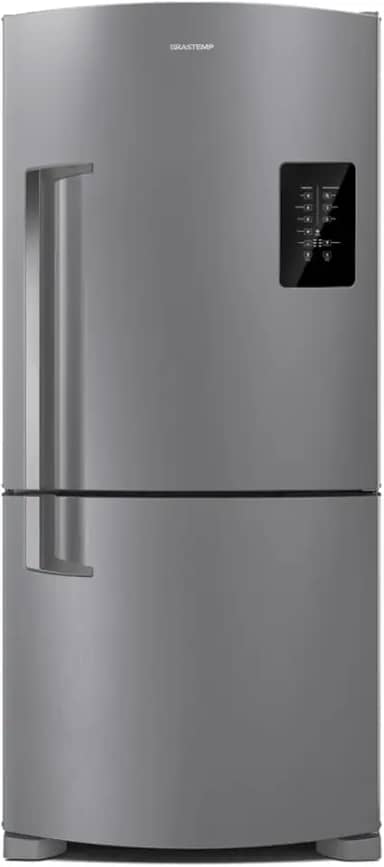 Refrigerador Brastemp Frost Free Inverse 588 Litros Inox BRE85AK – 127 Volts