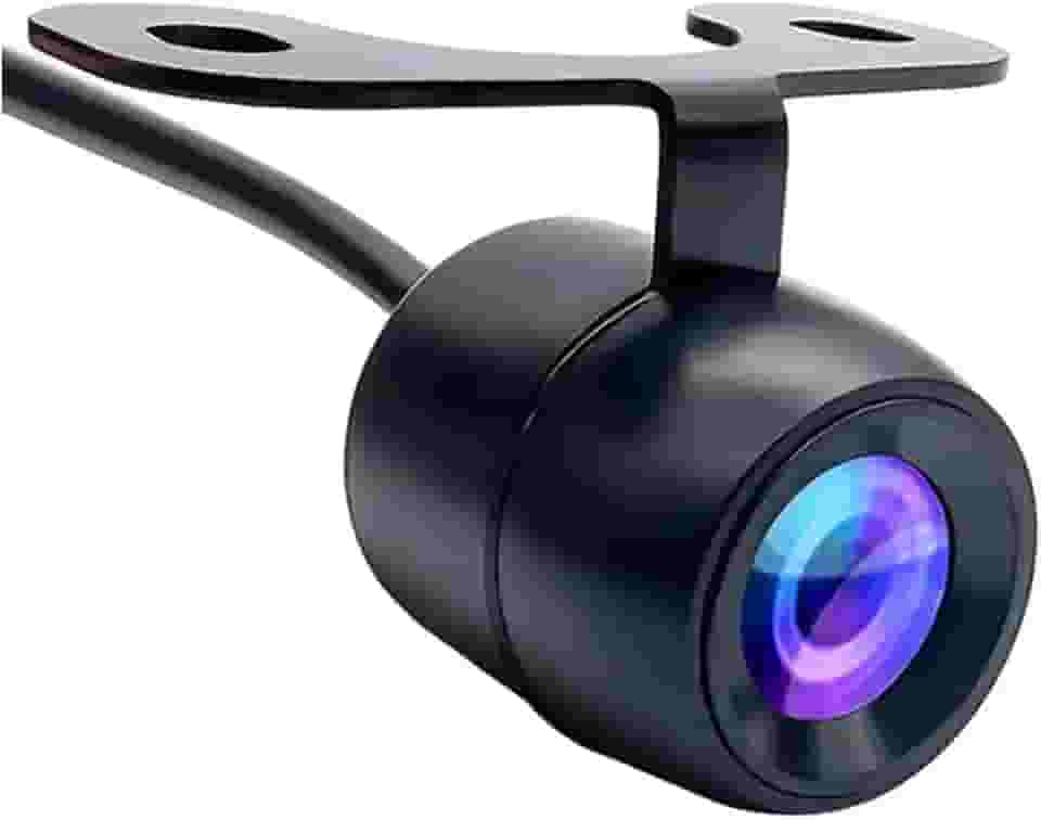 Câmera de Ré Automotiva, Visão Noturna, Monitor LCD, Instalação Universal, Preta