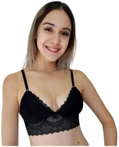 Sutiã Soutien Rendado Top Sem Bojo Lingerie Sexy Moda Íntima