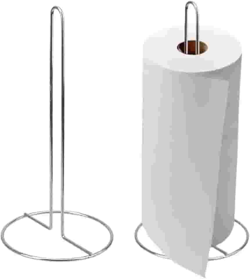 Porta Papel Toalha de Bancada e Mesa – Suporte Vertical Resistente, Design Moderno, Ideal para Cozinha e Churrasco