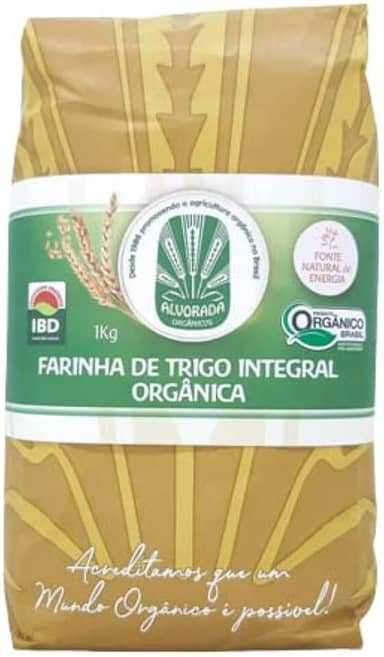 Farinha de Trigo Integral Orgânica Alvorada 1kg