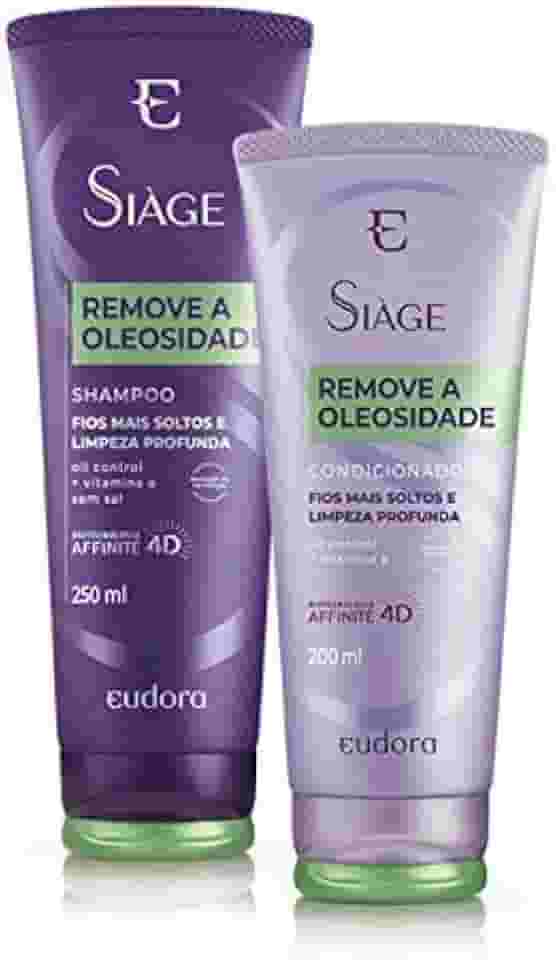 KIT EUDORA SIÀGE REMOVE A OLEOSIDADE SHAMPOO + CONDICIONADOR