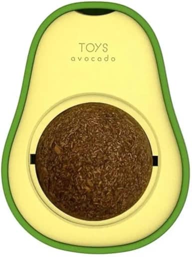 Brinquedo Interativo Abacate para Gatos Catnip Erva Gato Natural Elo Imports