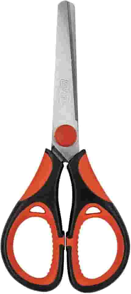 Tesoura Escolar de Aço Inox Cabo Emborrachado, BRW