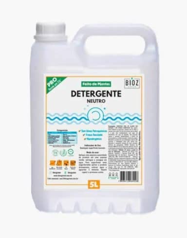 Detergente Neutro Biodegradável BioZ Green 5L