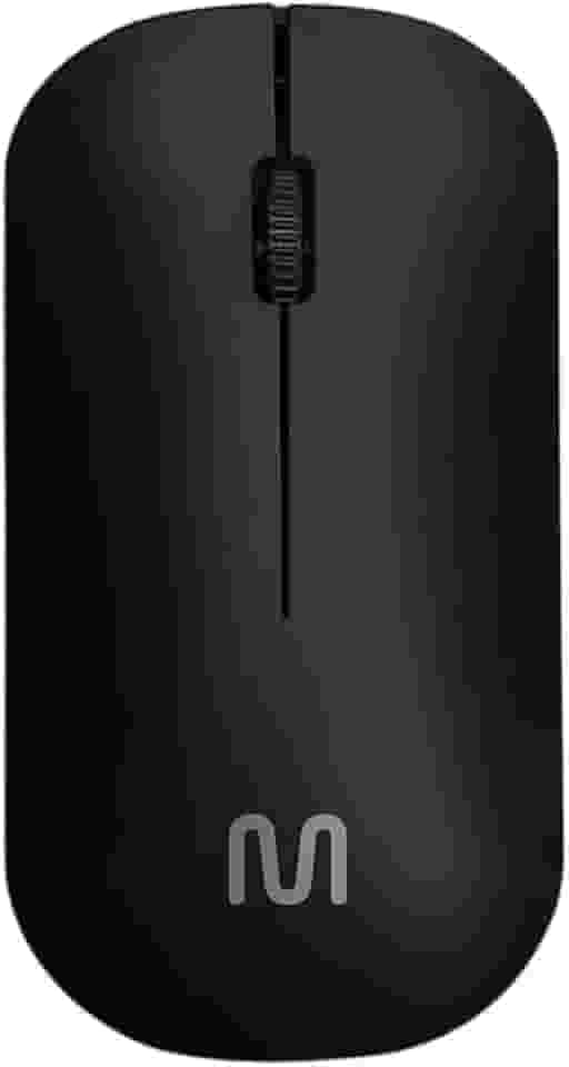 Mouse Sem Fio Slim Box Conexão Usb 1200dpi 3 Botões Preto Multi - MO307