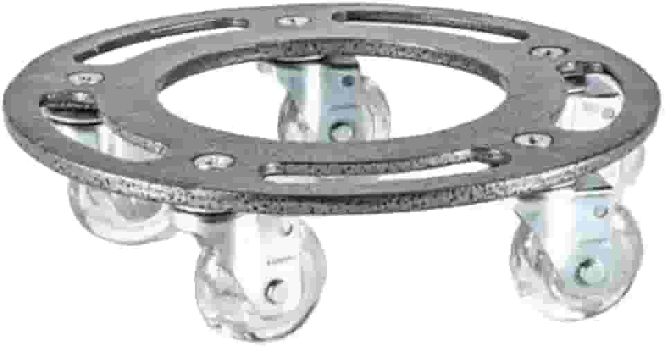 Suporte Para Vasos De Plantas 30cm Com Rodas De Gel Anti Risco