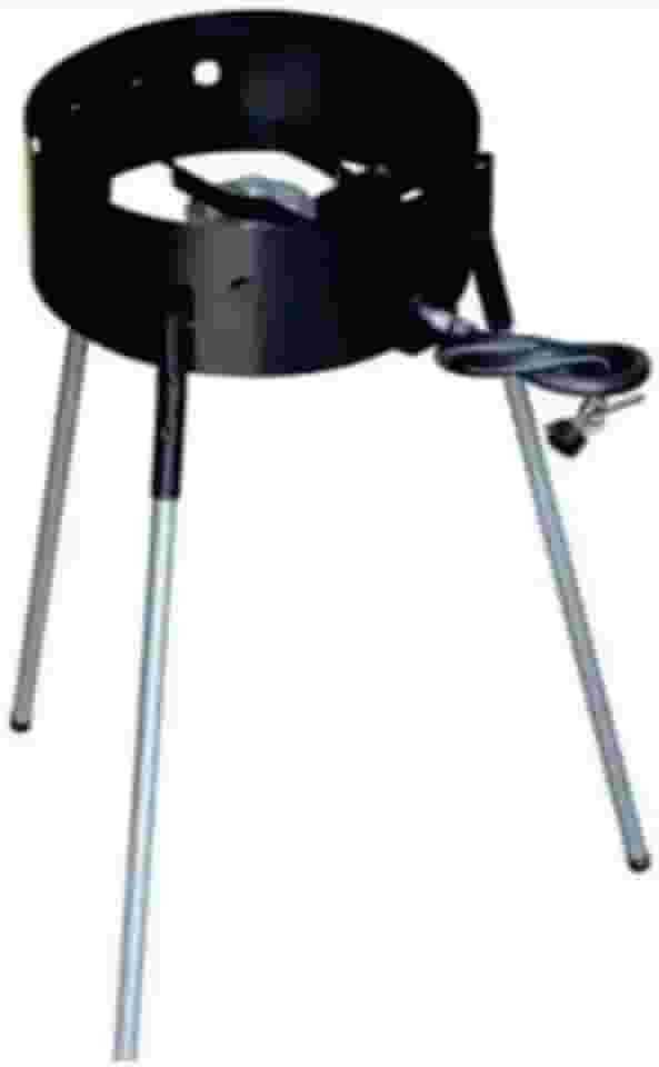 Fogão para Tacho De Alta Pressão 1 Boca À Gás Tripé - Fogareiro, Tacho