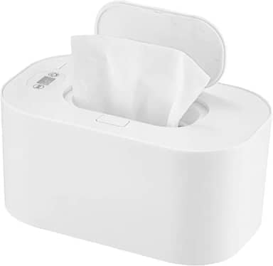 Dabey Aquecedor de lenços umedecidos para bebês USB 3 modos de temperatura Aquecedor de lenços umedecidos para bebês 10W Temperatura constante Grande capacidade Distribuidor portátil de aquecedores de