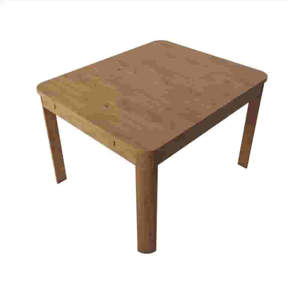 Mesa de Jantar Extensível 1200-1600 Madeira Maciça Zuzu Artemobili