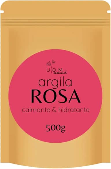 Argila Rosa Calmante e Hidratante UOM | 500g e 100g (500g)