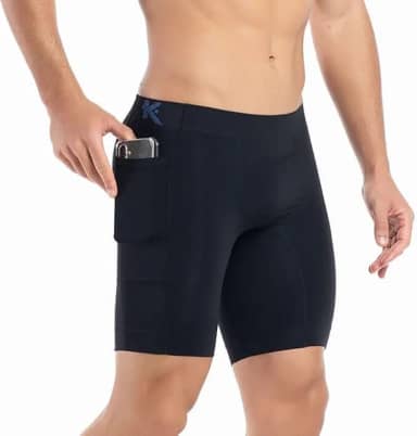 Bermuda Térmica Masculina para Corrida, com Bolso Lateral, Keeper