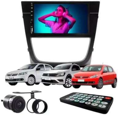 Kit Central Multimidia Mp5 Vw G5 2din Bt Espelha Dvd